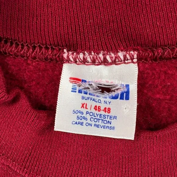 Vintage 90s American Sports Sweatshirt XL USA Made Crewneck Football Baseball - Picture 5 of 9